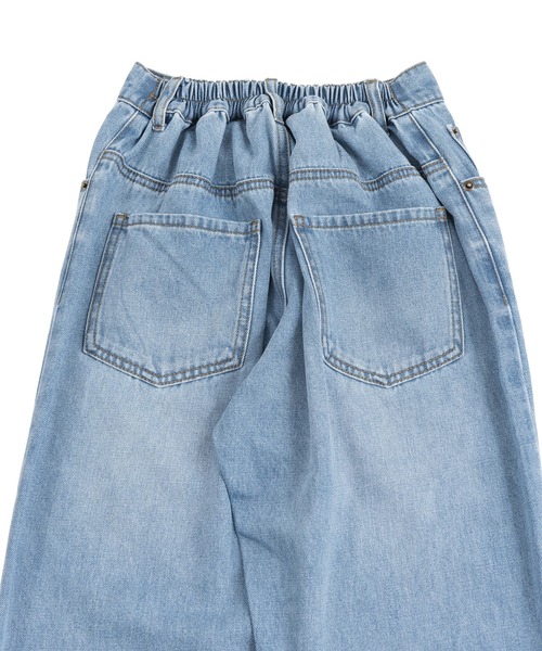 PUNYUS(プニュズ)の「ウォッシュドデニムパンツ(デニムパンツ・レディース・ライトブルー・1/2/4/3)」の8枚目の写真