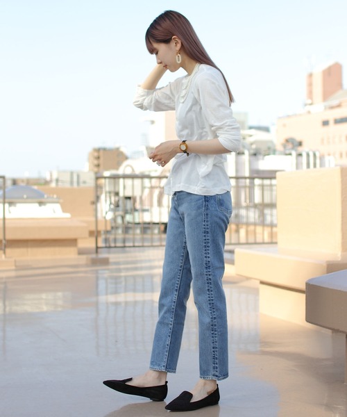 ORCIVAL(オーシバル)の「ORCIVAL/オーシバル ボイルジャージーカーディガンVOILE JIERSEY CARDIGAN OR-C0074VLT(カーディガン/ボレロ・レディース・チャコールグレー/ダークブラウン/オフホワイト・1)」の15枚目の写真