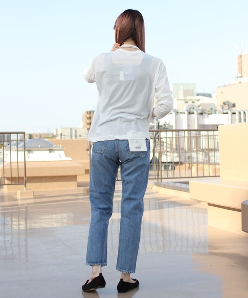 ORCIVAL(オーシバル)の「ORCIVAL/オーシバル ボイルジャージーカーディガンVOILE JIERSEY CARDIGAN OR-C0074VLT(カーディガン/ボレロ・レディース・チャコールグレー/ダークブラウン/オフホワイト・1)」の16枚目の写真