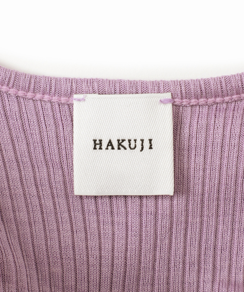 セール】【HAKUJI/ハクジ】Supima Silk mix ロングスリーブプル