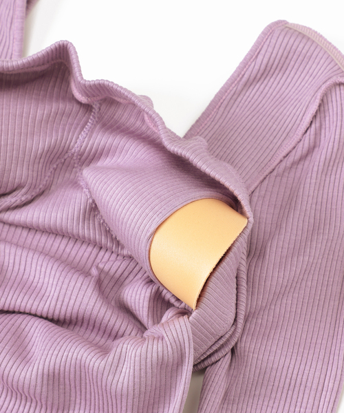VERMEIL par iena（ヴェルメイユパーイエナ）の「【HAKUJI/ハクジ】Supima Silk mix ロングスリーブプルオーバー◆（Tシャツ/カットソー・レディース・ブラック/パープル・FREE）」の16枚目の写真