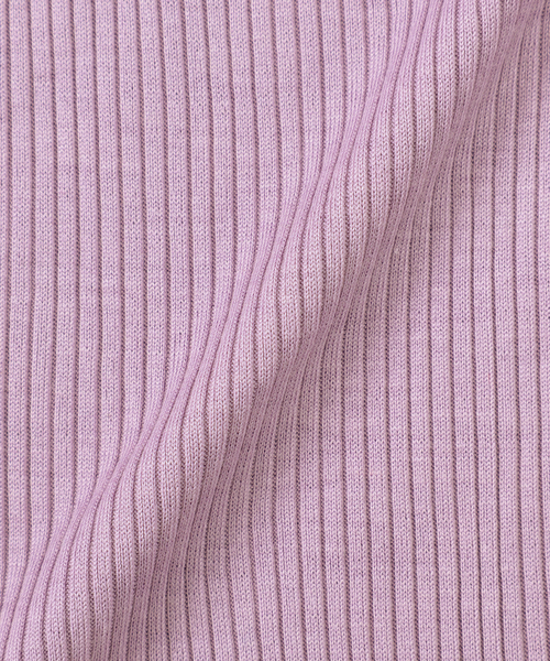 VERMEIL par iena（ヴェルメイユパーイエナ）の「【HAKUJI/ハクジ】Supima Silk mix ロングスリーブプルオーバー◆（Tシャツ/カットソー・レディース・ブラック/パープル・FREE）」の18枚目の写真