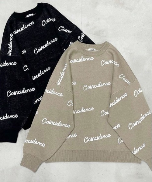 PairPair（ペアペア）の「英字ロゴニット(ユニセックス)（ニット/セーター・レディース・モカ/ブラック・FREE）」の19枚目の写真