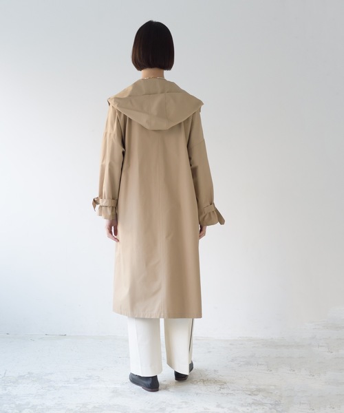 La SRIC（ラスリック）の「La SRIC / ライダースフードCT（その他アウター・レディース・ベージュ/カーキ・38）」の13枚目の写真