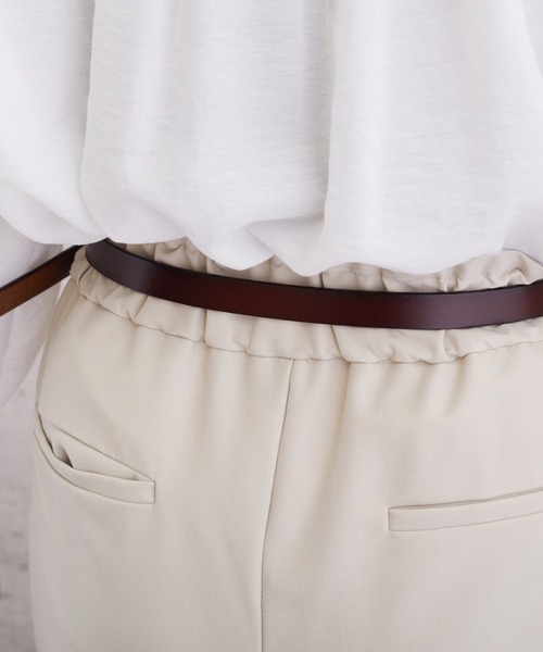 almo(アルモ)の「チェーンバックルベルト【YC】(ベルト・レディース・ブラック/ダークブラウン/ライトブラウン/キャメル・FREE)」の6枚目の写真