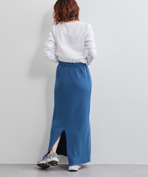 CIAOPANIC TYPY（チャオパニックティピー）の「ワッフルボリュームスリーブTee（Tシャツ/カットソー・レディース・ホワイト/ブラック/ネイビー/グレー/バイオレット・ONE SIZE）」の22枚目の写真