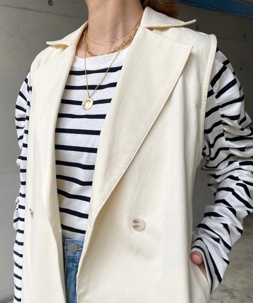 DouDou（ドゥドゥ）の「【WEB限定】トレンチジレ（その他アウター・レディース・ベージュ/アイボリー・FREE）」の18枚目の写真