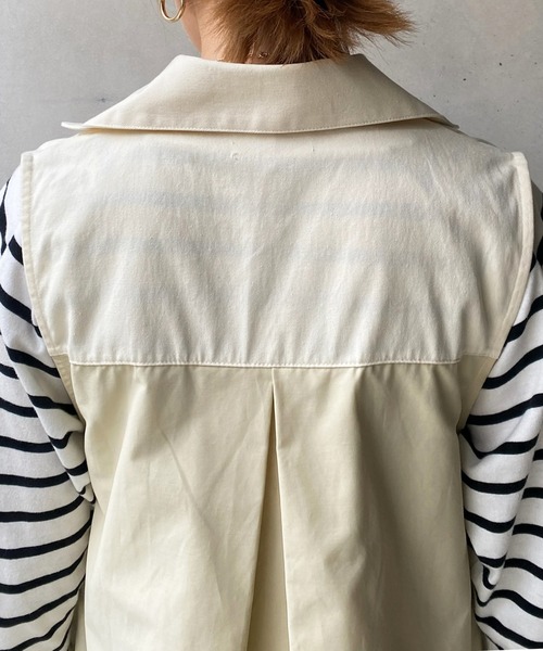 DouDou（ドゥドゥ）の「【WEB限定】トレンチジレ（その他アウター・レディース・ベージュ/アイボリー・FREE）」の3枚目の写真