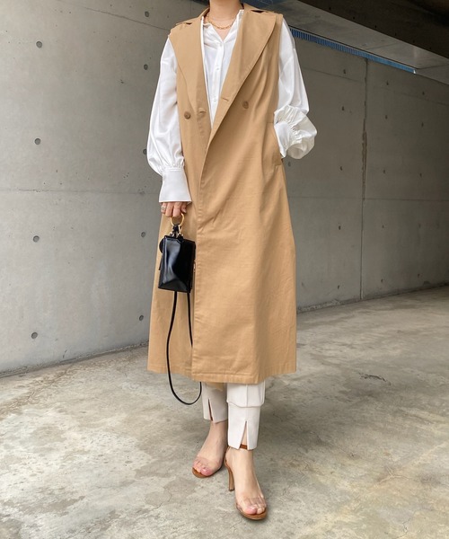 DouDou（ドゥドゥ）の「【WEB限定】トレンチジレ（その他アウター・レディース・ベージュ/アイボリー・FREE）」の21枚目の写真