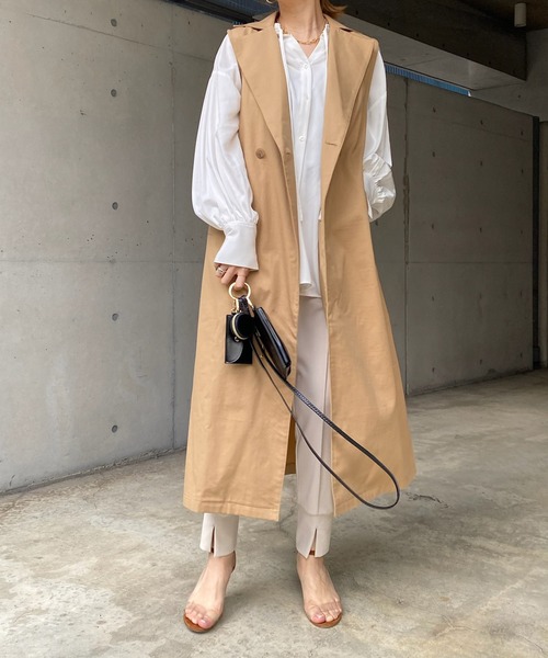 DouDou（ドゥドゥ）の「【WEB限定】トレンチジレ（その他アウター・レディース・ベージュ/アイボリー・FREE）」の22枚目の写真