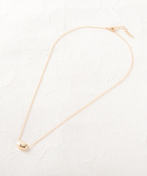 OPAQUE.CLIP（オペークドットクリップ）の「◆ビーンネックレス（ネックレス・レディース・シルバー/ゴールド・00）」の6枚目の写真