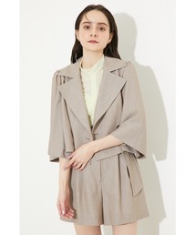 フレアスリーブショートテーラードジャケット