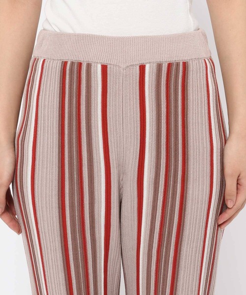 LEPSIM（レプシィム）の「12ゲージマルチストライプパンツ　270739（その他パンツ・レディース・ブラウン/グレイッシュベージュ・FREE）」の13枚目の写真