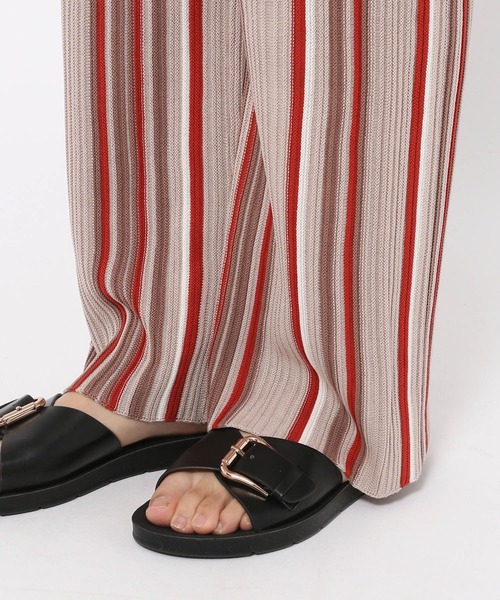 LEPSIM（レプシィム）の「12ゲージマルチストライプパンツ　270739（その他パンツ・レディース・ブラウン/グレイッシュベージュ・FREE）」の14枚目の写真