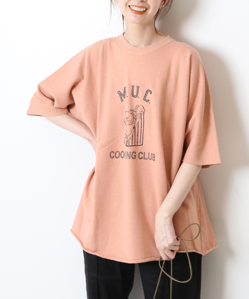 SLOBE IENA(スローブイエナ)の「【MUCCI/ムッチ】ドルマンスウェット(スウェット・レディース・ライトグレー/ブラック/ピンク/マスタード・FREE)」の8枚目の写真