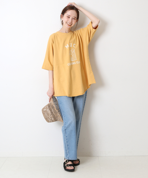 SLOBE IENA(スローブイエナ)の「【MUCCI/ムッチ】ドルマンスウェット(スウェット・レディース・ライトグレー/ブラック/ピンク/マスタード・FREE)」の9枚目の写真