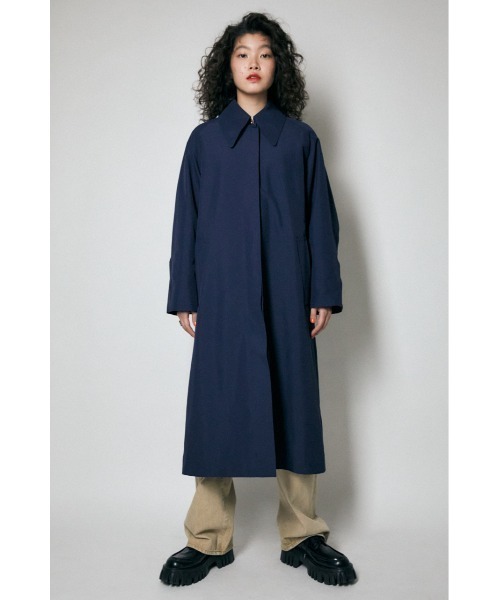 MOUSSY（マウジー）の「OVERSIZED RAGLAN コート（その他アウター・レディース・ダークネイビー/ライトカーキ/アイボリー・FREE）」の9枚目の写真