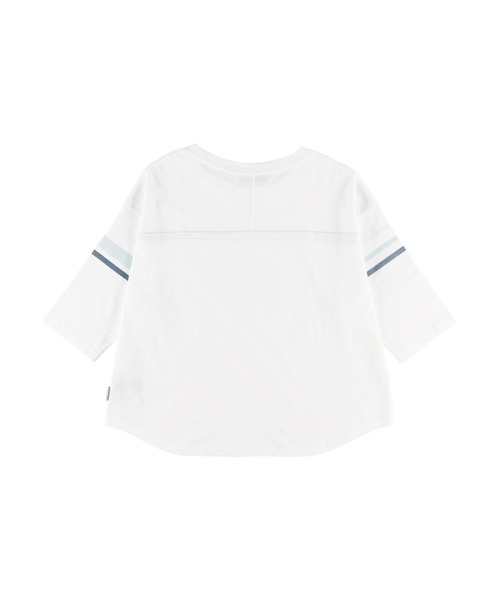 ALEXIA STAM（アリシアスタン）の「Color Line Football Tee/カラーラインフットボールティー（Tシャツ/カットソー・レディース・ネイビー/ブラウン・FREE）」の15枚目の写真