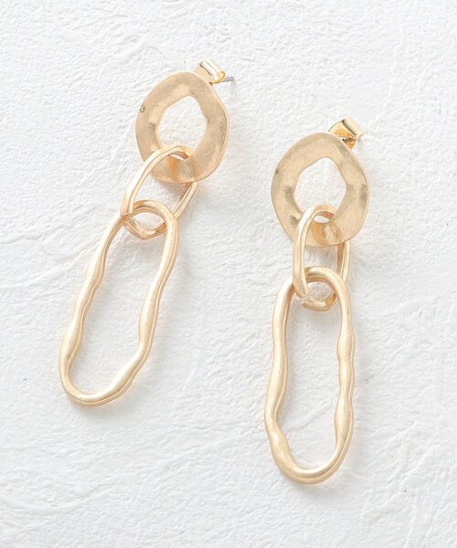 SHOO・LA・RUE（シューラルー）の「◆チェーンモチーフピアス（ピアス（両耳用）・レディース・シルバー/ゴールド・00）」の3枚目の写真