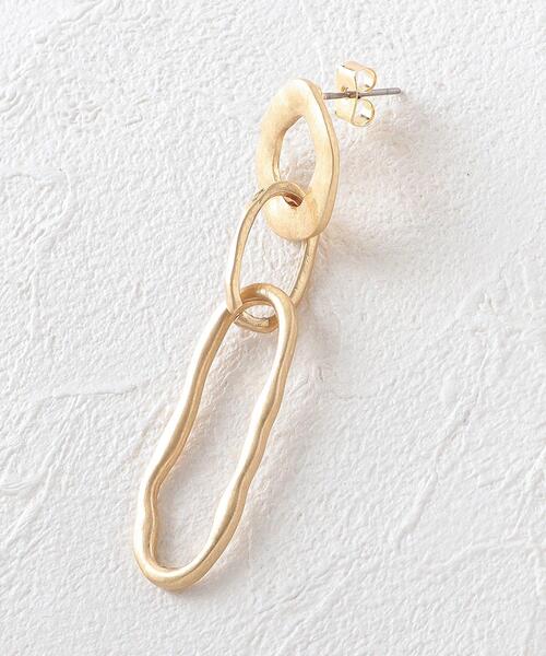 SHOO・LA・RUE（シューラルー）の「◆チェーンモチーフピアス（ピアス（両耳用）・レディース・シルバー/ゴールド・00）」の5枚目の写真