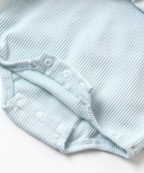 〜asukamomo〜 アプレレクール　petit mainロンパース8枚 apres les cours（アプレレクール）の「リブ総柄ロンパス