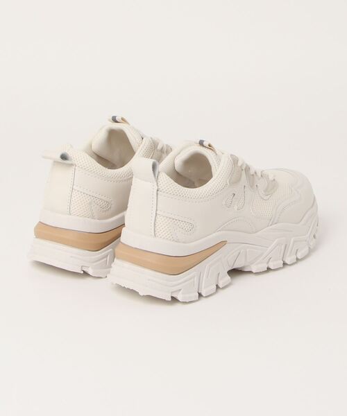 Lace Ladies（レースレディース）の「厚底 ダッドスニーカー（スニーカー・レディース・グリーン/アイボリー・22.5/23.5/23/25/24/24.5）」の3枚目の写真