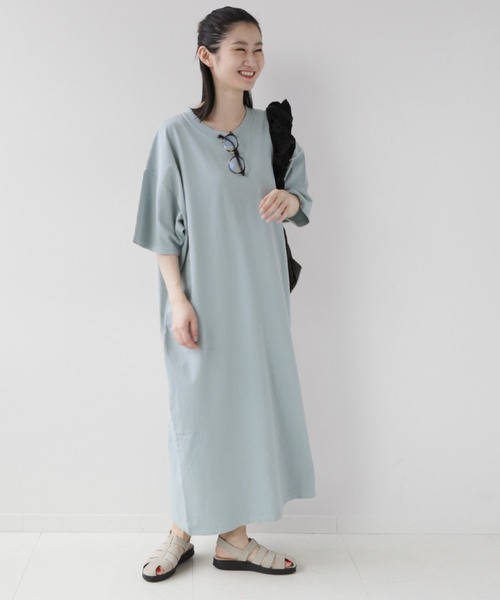 JOURNAL STANDARD relume SELECT(ジャーナルスタンダードレリュームセレクト)の「《追加》【STAR&STRIPE】カットソーワンピース(ワンピース・レディース・ホワイト/サックスブルー/ブラック/ブラウン・FREE)」の14枚目の写真