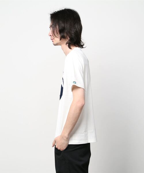 KAVU(カブー)の「KAVU/カブー サークルロゴTシャツ オーバーサイズ/ビッグシルエット アウトドア/キャンプ 19821020(Tシャツ/カットソー・メンズ・ホワイト/ブラック/グリーン/ネイビー・M/XL/L)」の5枚目の写真