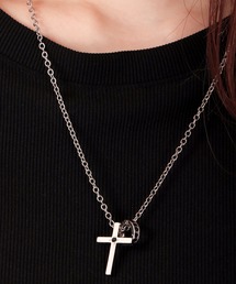 FUNALIVE（ファンアライブ）の「JON クロスネックレス 韓国製（ネックレス）」