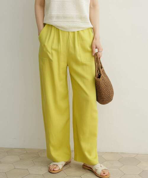 URBAN RESEARCH DOORS（アーバンリサーチドアーズ）の「カラーベイカーパンツ（その他パンツ・レディース・イエロー/ボルドー・SMALL/MEDIUM）」の16枚目の写真