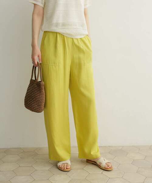 URBAN RESEARCH DOORS（アーバンリサーチドアーズ）の「カラーベイカーパンツ（その他パンツ・レディース・イエロー/ボルドー・SMALL/MEDIUM）」の18枚目の写真