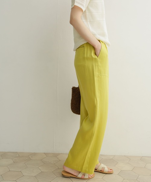 URBAN RESEARCH DOORS（アーバンリサーチドアーズ）の「カラーベイカーパンツ（その他パンツ・レディース・イエロー/ボルドー・SMALL/MEDIUM）」の20枚目の写真