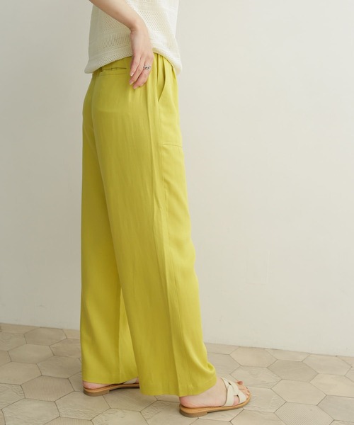 URBAN RESEARCH DOORS（アーバンリサーチドアーズ）の「カラーベイカーパンツ（その他パンツ・レディース・イエロー/ボルドー・SMALL/MEDIUM）」の21枚目の写真