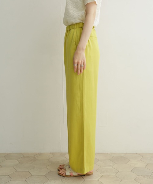 URBAN RESEARCH DOORS（アーバンリサーチドアーズ）の「カラーベイカーパンツ（その他パンツ・レディース・イエロー/ボルドー・SMALL/MEDIUM）」の5枚目の写真