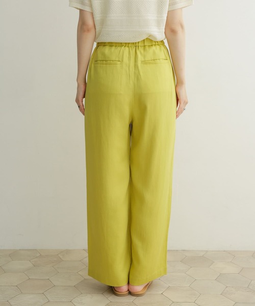 URBAN RESEARCH DOORS（アーバンリサーチドアーズ）の「カラーベイカーパンツ（その他パンツ・レディース・イエロー/ボルドー・SMALL/MEDIUM）」の6枚目の写真