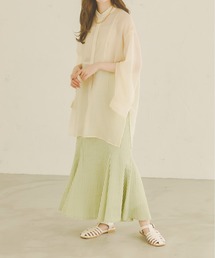 チェックマーメイドスカート／【WEB/EC限定商品】