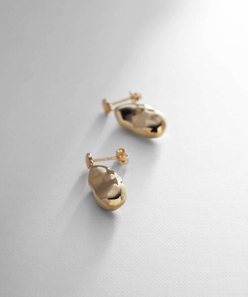 K10バロックパール スタッドピアス（ピアス） | COCOSHNIK