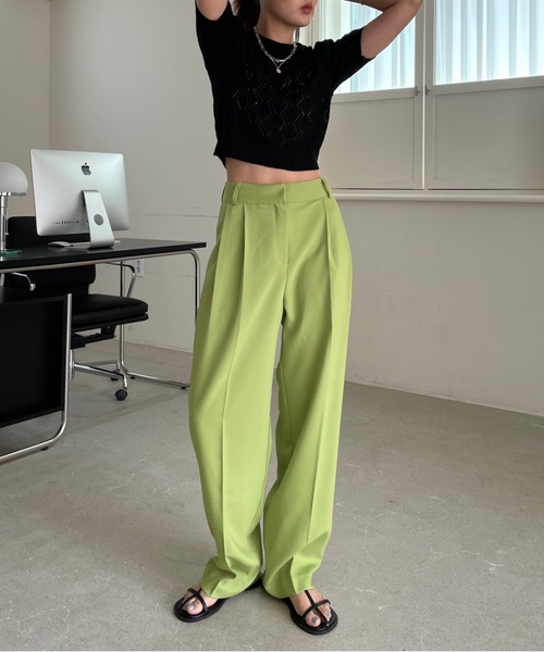 Didot.showroom(ディドット ショールーム)の「ヘキサゴンシアーニット(ニット/セーター・レディース・ブラック/パープル/イエロー/アイボリー・FREE)」の7枚目の写真