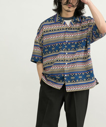 URBAN RESEARCH | URBAN RESEARCH iD　レトロプリントオープンカラーシャツ(シャツ/ブラウス)