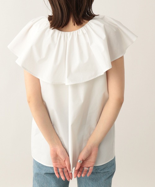 Heather（ヘザー）の「ラッフルノースリーブブラウス 298774