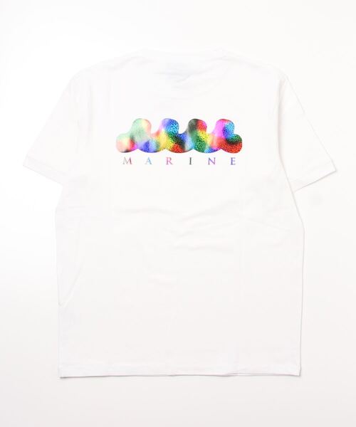 muta(ムータ)の「muta MARINE/ムータ マリン/FOIL Print TEE(Tシャツ/カットソー・メンズ・ホワイト/ブラック・5/6/7/8)」の6枚目の写真