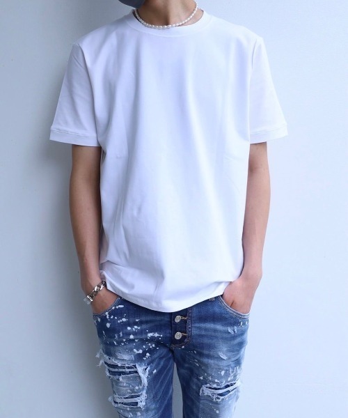 muta(ムータ)の「muta MARINE/ムータ マリン/FOIL Print TEE(Tシャツ/カットソー・メンズ・ホワイト/ブラック・5/6/7/8)」の5枚目の写真