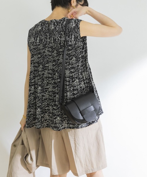 「URBAN RESEARCH」 ノースリーブブラウス FREE ブラック レディース URBAN RESEARCH ブラウス シャツ ノースリーブフリルブラウス