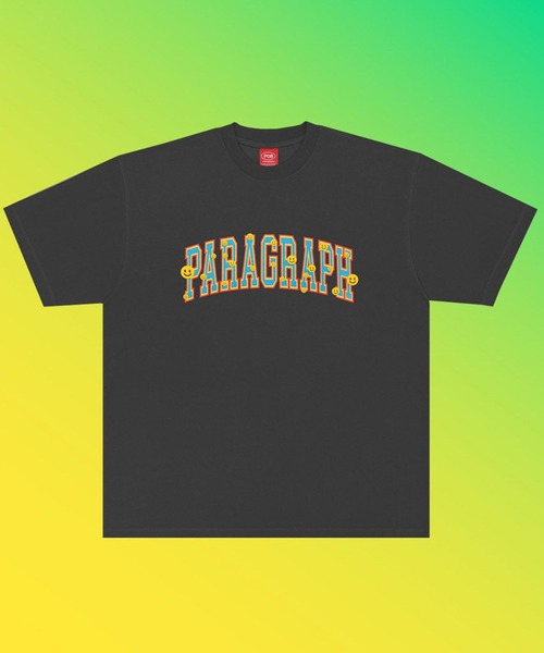 Paragraph(パラグラフ)の「【PARAGRAPH/パラグラフ】Multi Smile T-shirt / マルチスマイル 半袖Tシャツ(Tシャツ/カットソー・レディース・ホワイト/グリーン/ブルー/チャコールグレー・FREE)」の6枚目の写真