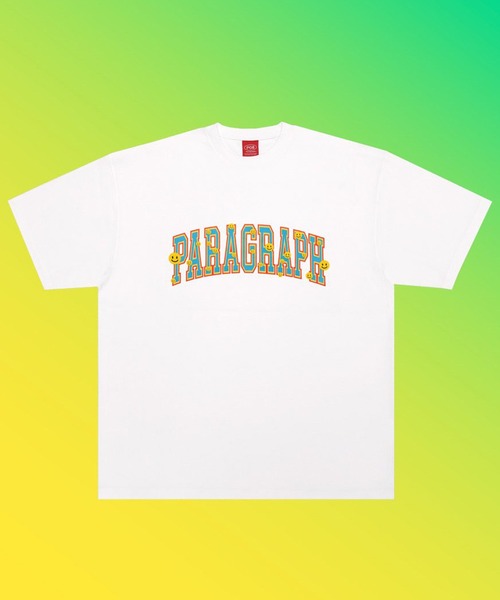 Paragraph(パラグラフ)の「【PARAGRAPH/パラグラフ】Multi Smile T-shirt / マルチスマイル 半袖Tシャツ(Tシャツ/カットソー・レディース・ホワイト/グリーン/ブルー/チャコールグレー・FREE)」の5枚目の写真