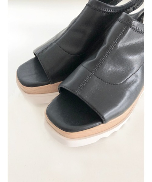 AMAIL（アマイル）の「【recommend】Jagged requests sandal（サンダル・レディース・アイボリー/ブラック・S/M/L）」の14枚目の写真