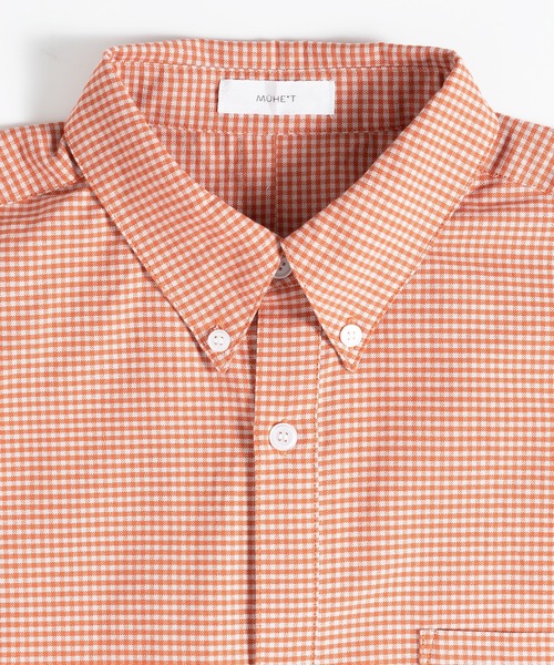 MUHET（ミュエータ）の「半袖アソートレギュラーカラーシャツ（シャツ/ブラウス・レディース・オフホワイト/ブラウン系その他/グリーン系その他/ブルー系その他/オレンジ系その他・MEDIUM/X-LARGE）」の10枚目の写真