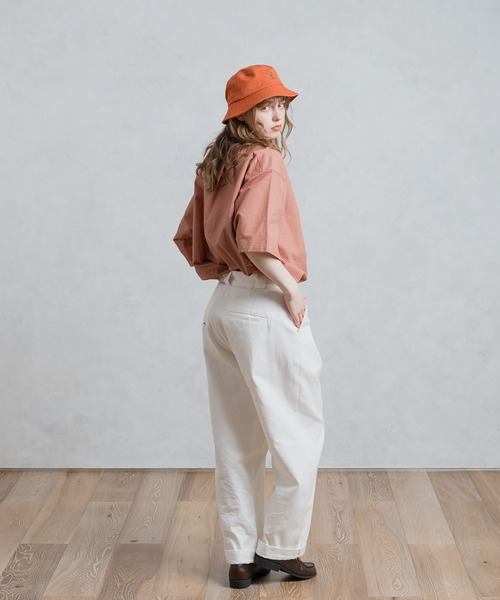 MUHET（ミュエータ）の「半袖アソートレギュラーカラーシャツ（シャツ/ブラウス・レディース・オフホワイト/ブラウン系その他/グリーン系その他/ブルー系その他/オレンジ系その他・MEDIUM/X-LARGE）」の18枚目の写真