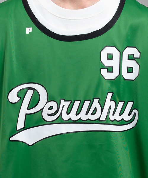 Perushu(ペルーシュ)の「バスケットボールチームタンクトップ(タンクトップ・メンズ・ブラック/オフホワイト/グリーン・MEDIUM/LARGE)」の20枚目の写真