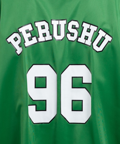 Perushu(ペルーシュ)の「バスケットボールチームタンクトップ(タンクトップ・メンズ・ブラック/オフホワイト/グリーン・MEDIUM/LARGE)」の21枚目の写真